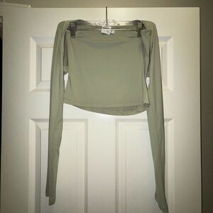 Green two piece top